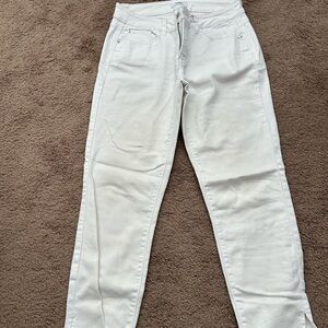 Women's White Jeans-Kenzie
